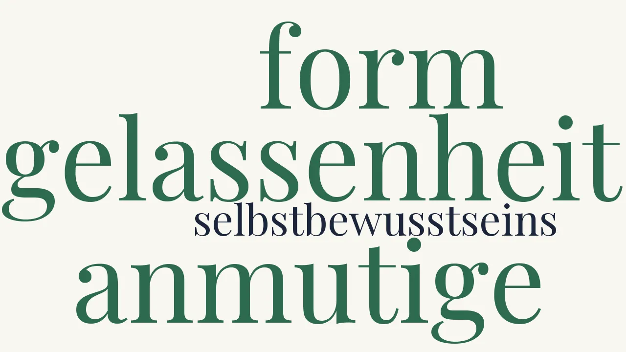 Wortwolke zu Gelassenheit