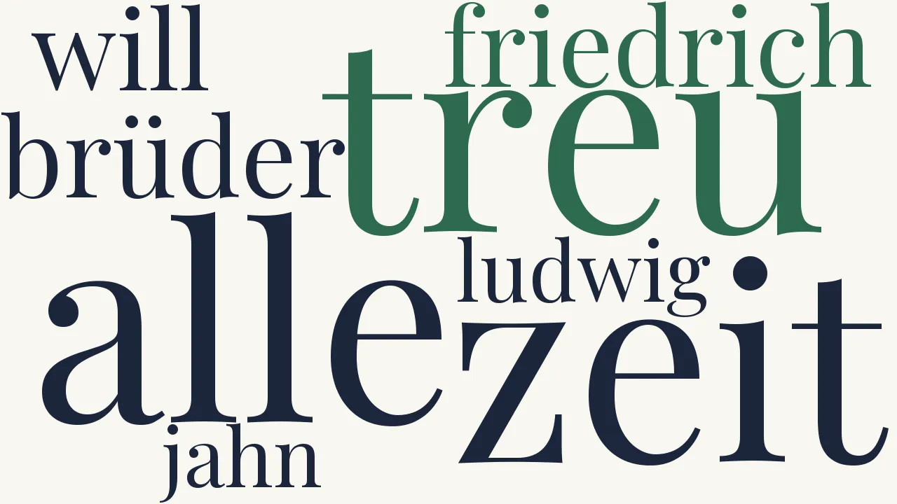 Wortwolke zu Erneuter Schwur