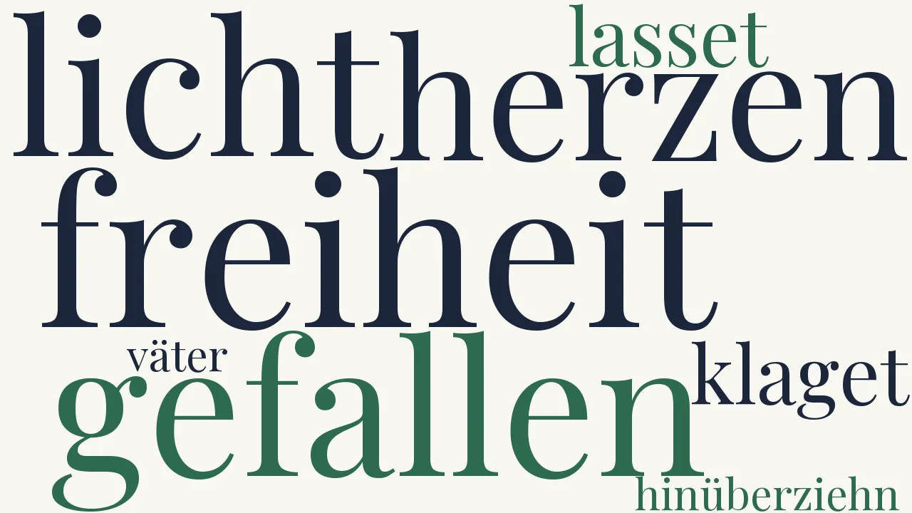 Wortwolke zu Schill