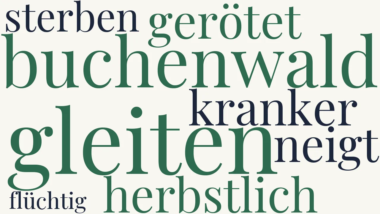 Wortwolke zu Herbstgefühl (2)