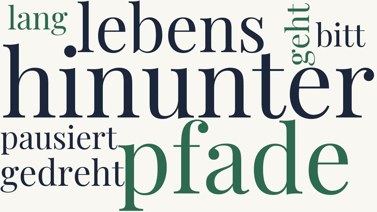 Wortwolke zu Walzer