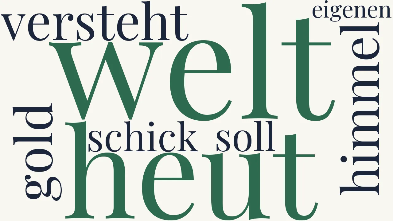 Wortwolke zu Für die Zukunft