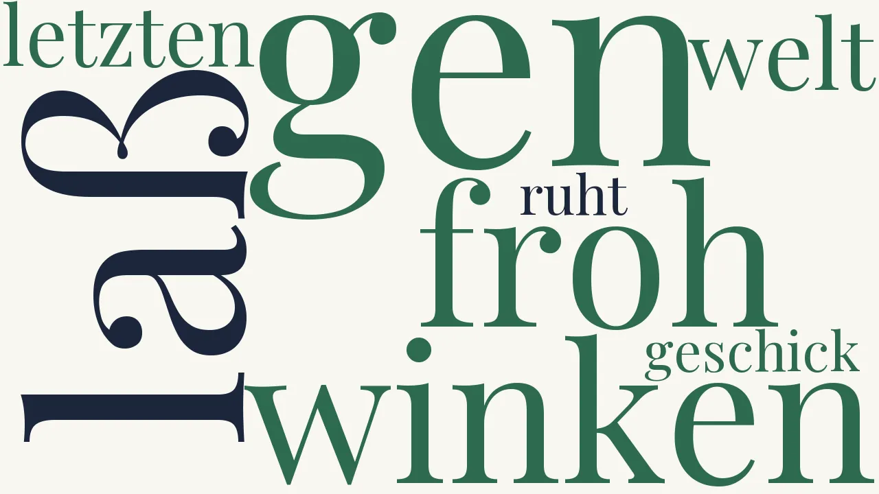 Wortwolke zu Gebet