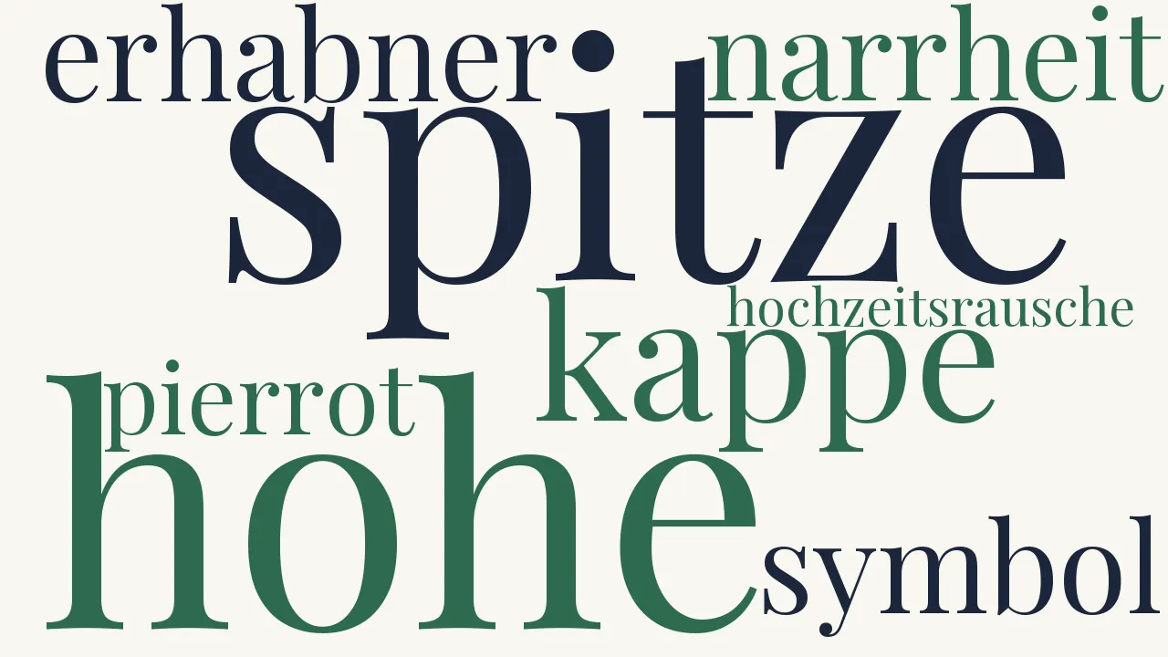 Wortwolke zu Die Düte