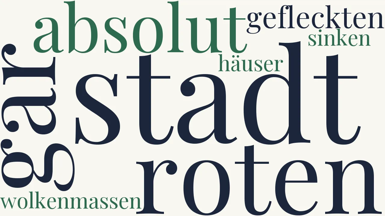 Wortwolke zu Stadt