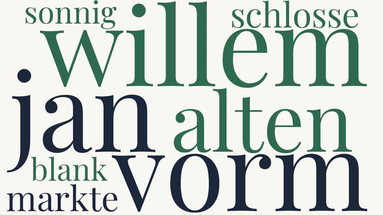 Wortwolke zu Ein Denkmal
