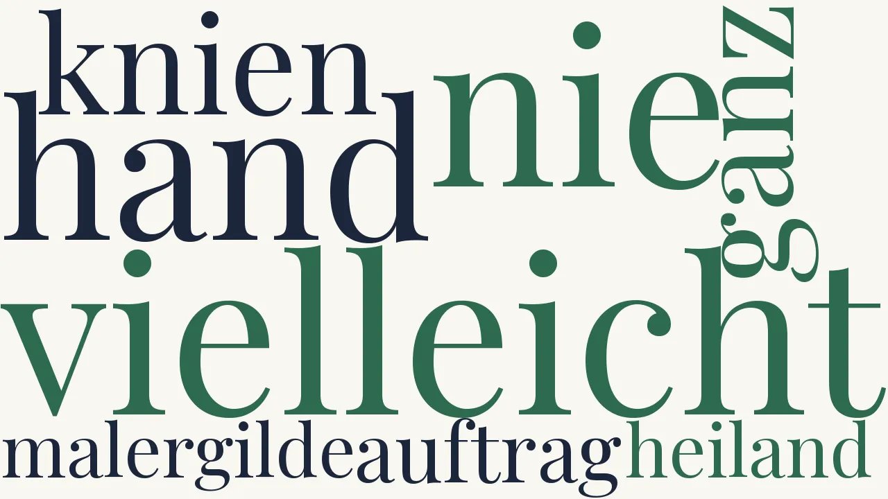 Wortwolke zu Der Stifter