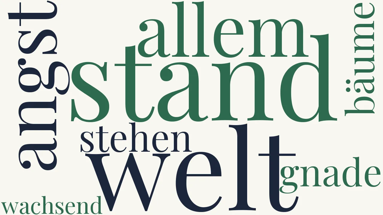 Wortwolke zu Die Erwachsene