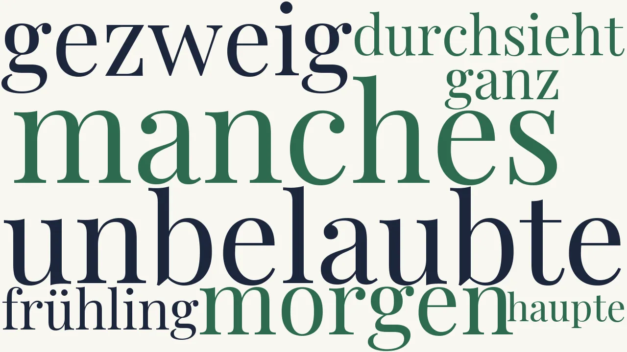 Wortwolke zu Früher Apollo