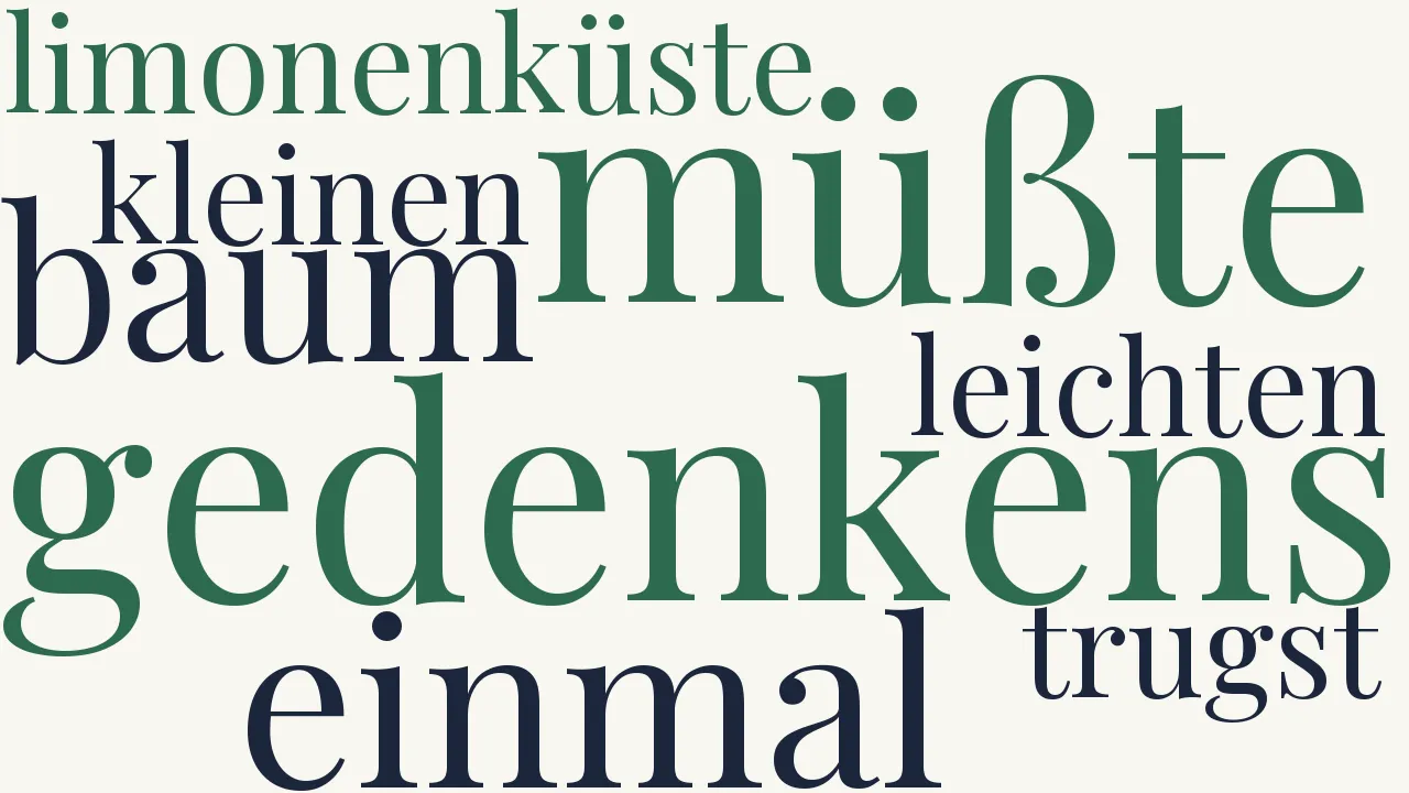Wortwolke zu Grabmal eines jungen Mädchens