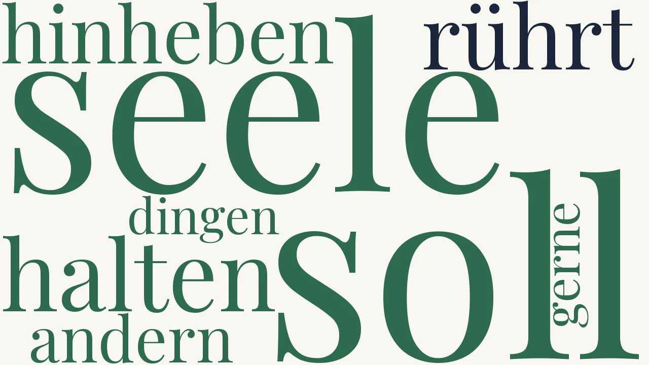 Wortwolke zu Liebes-Lied