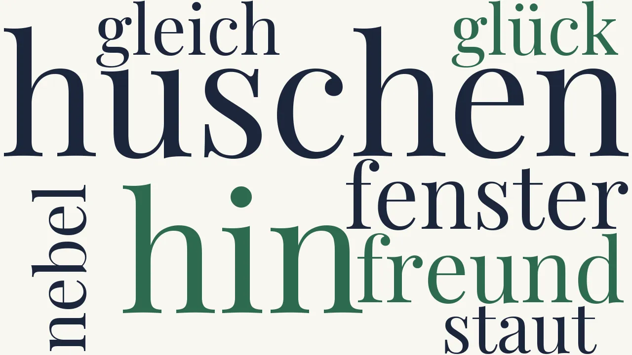 Wortwolke zu Bleiche Nacht