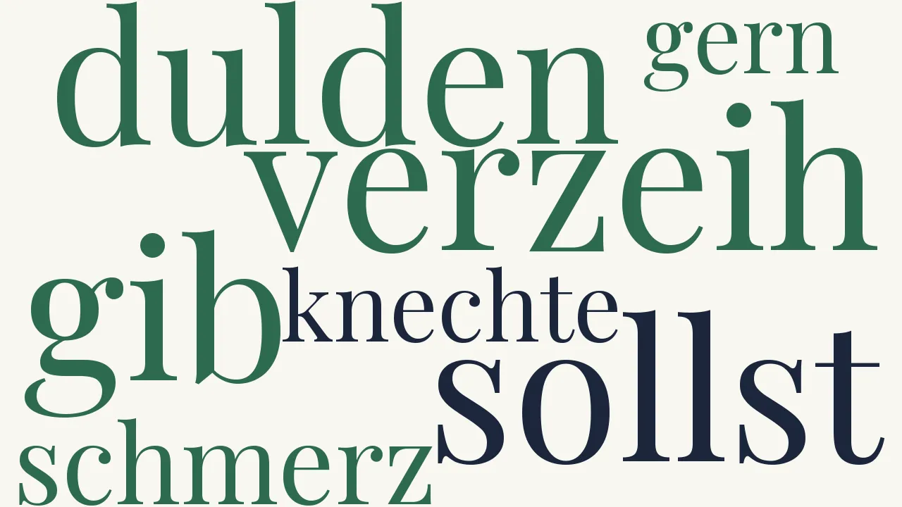 Wortwolke zu Enthüllung