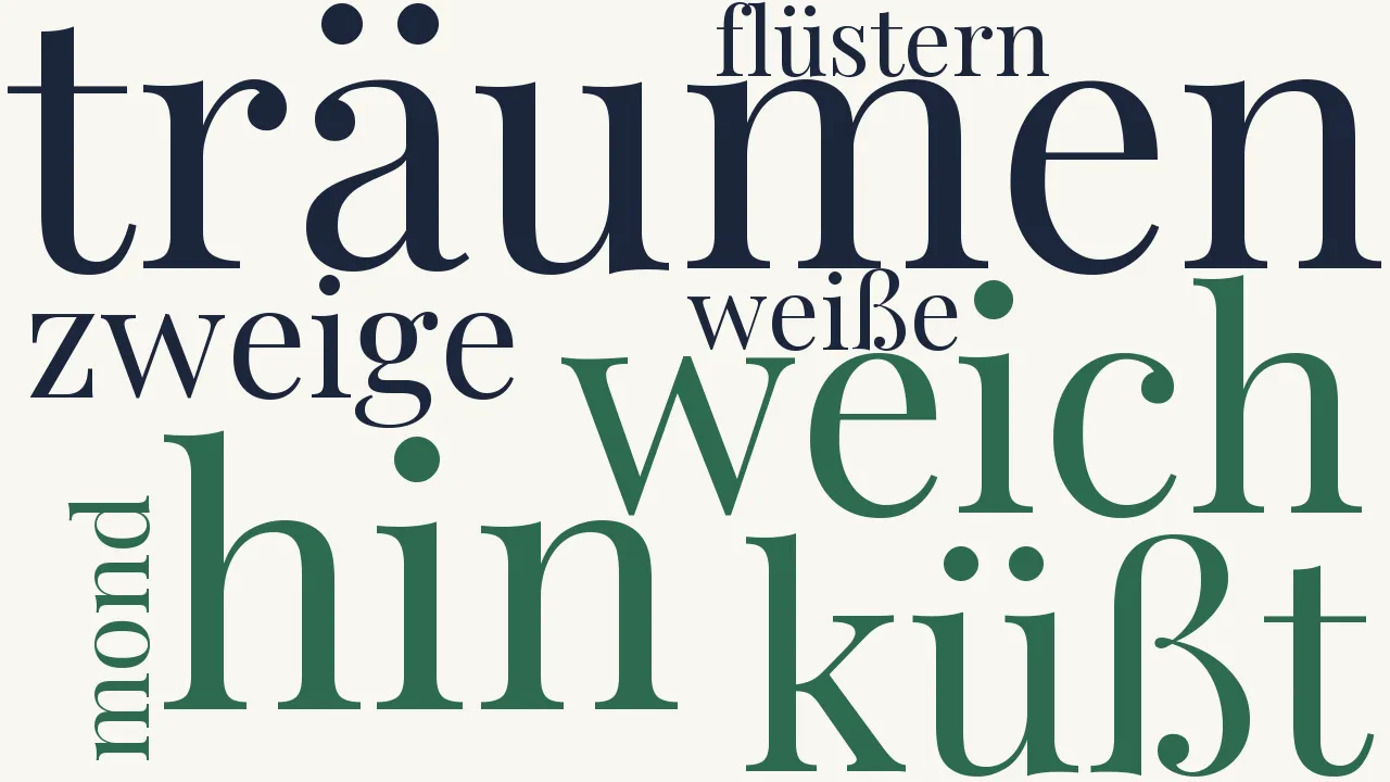 Wortwolke zu Helle Nacht