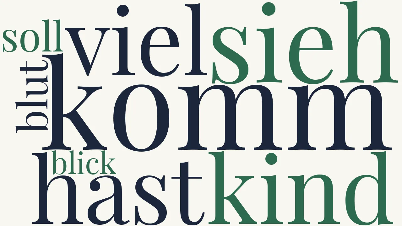 Wortwolke zu Venus Adultera