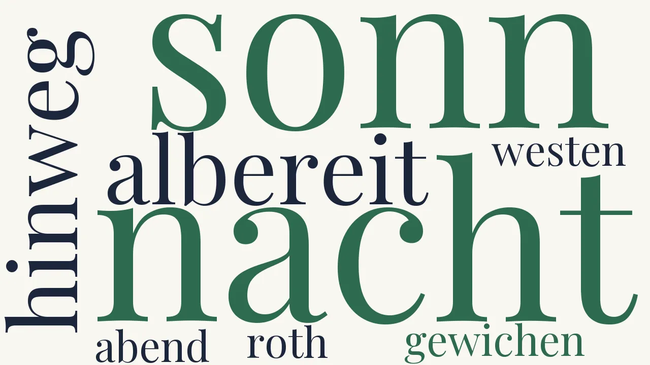 Wortwolke zu Verschwendung und Geitz