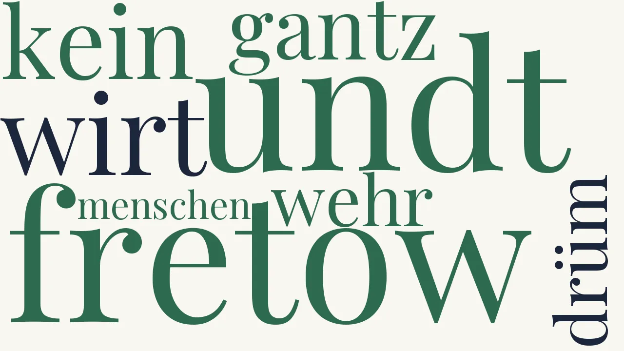 Wortwolke zu Auff Ihren Abscheid auß Greiffswald (Gesang)