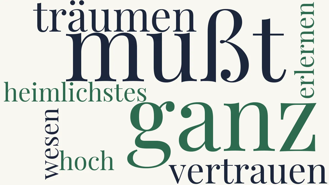 Wortwolke zu Träume