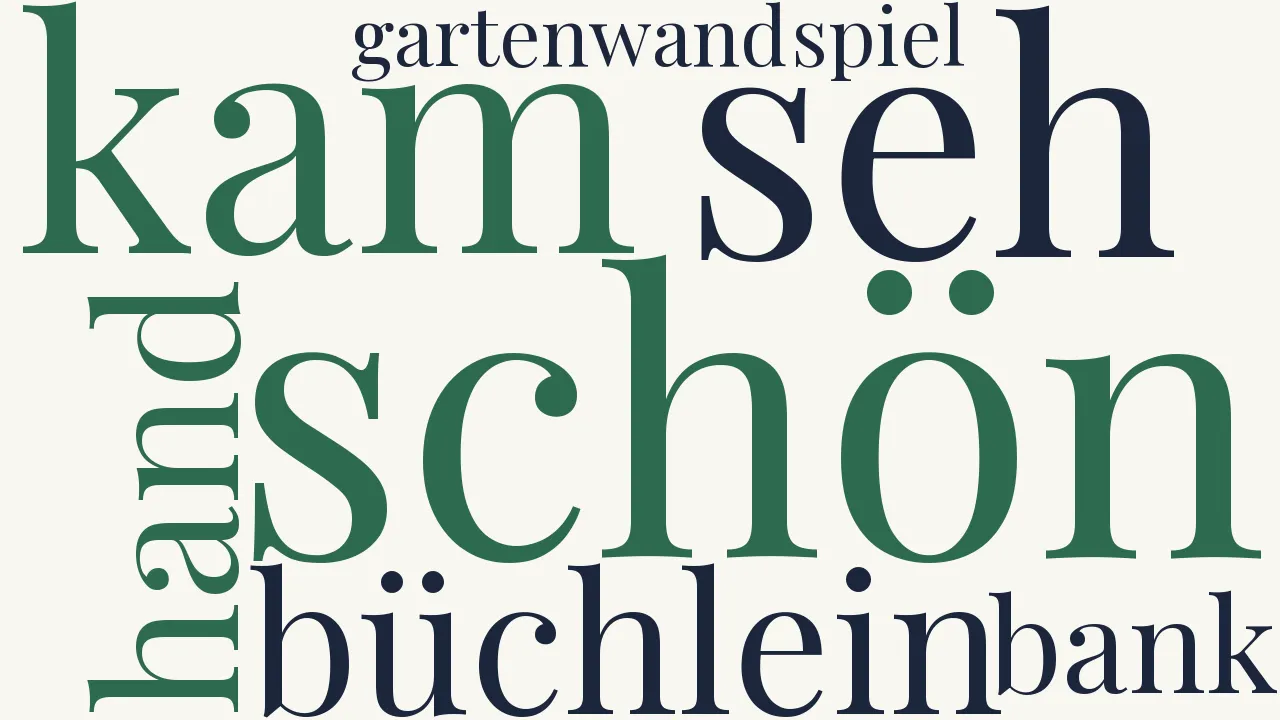Wortwolke zu Lucie