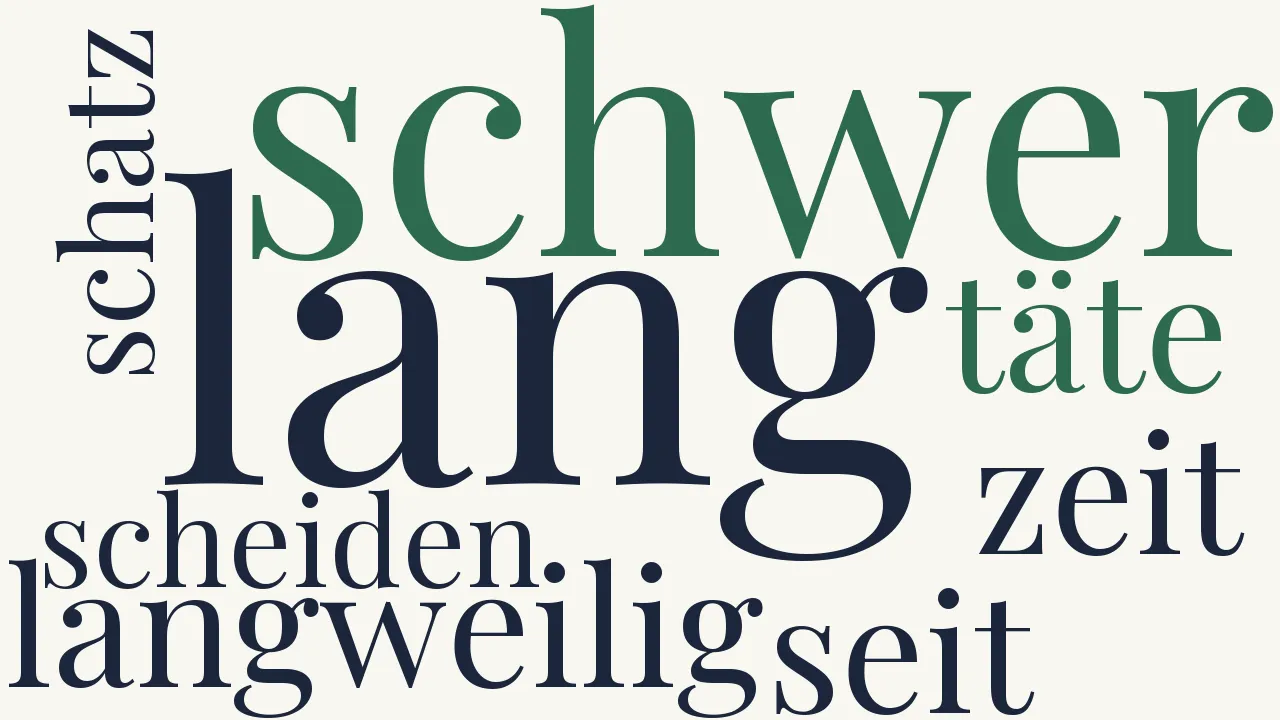 Wortwolke zu Sehnsucht