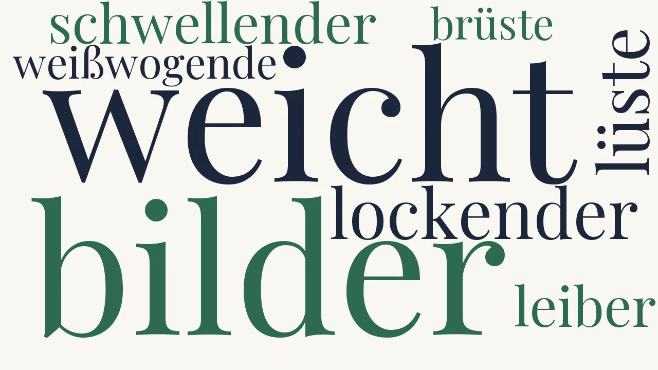 Wortwolke zu Weicht von mir...