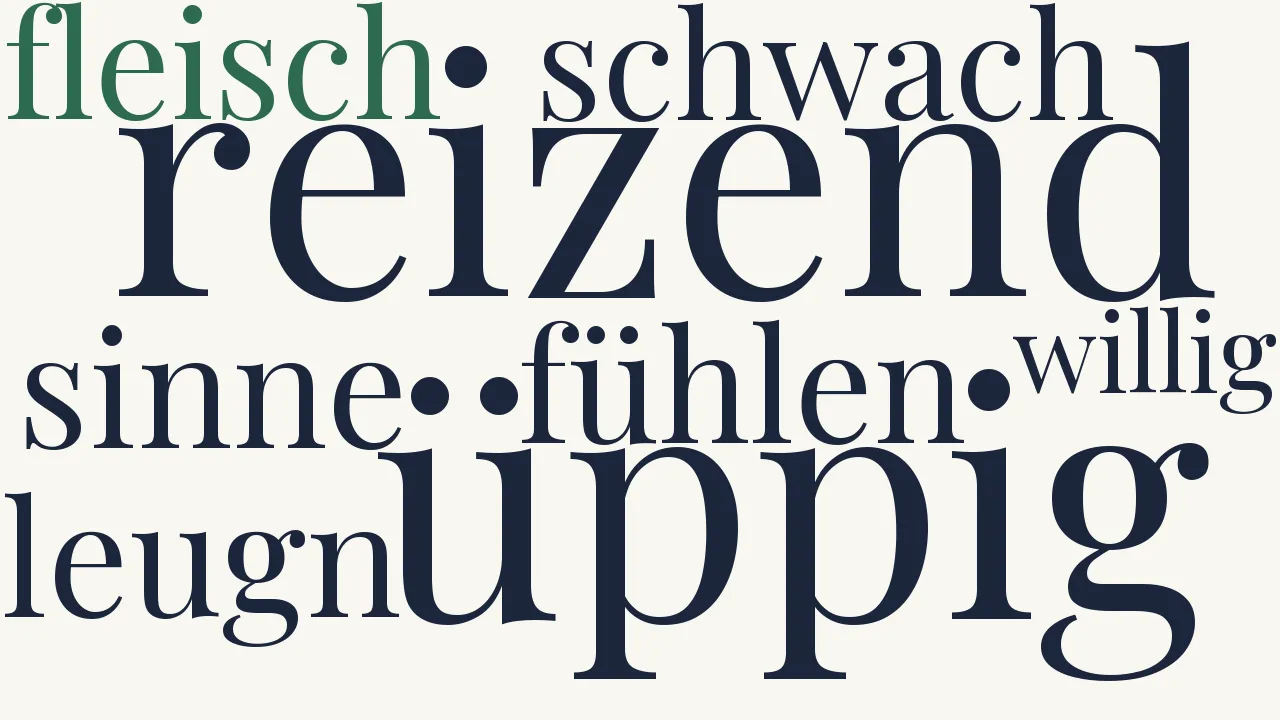 Wortwolke zu Canova (5)