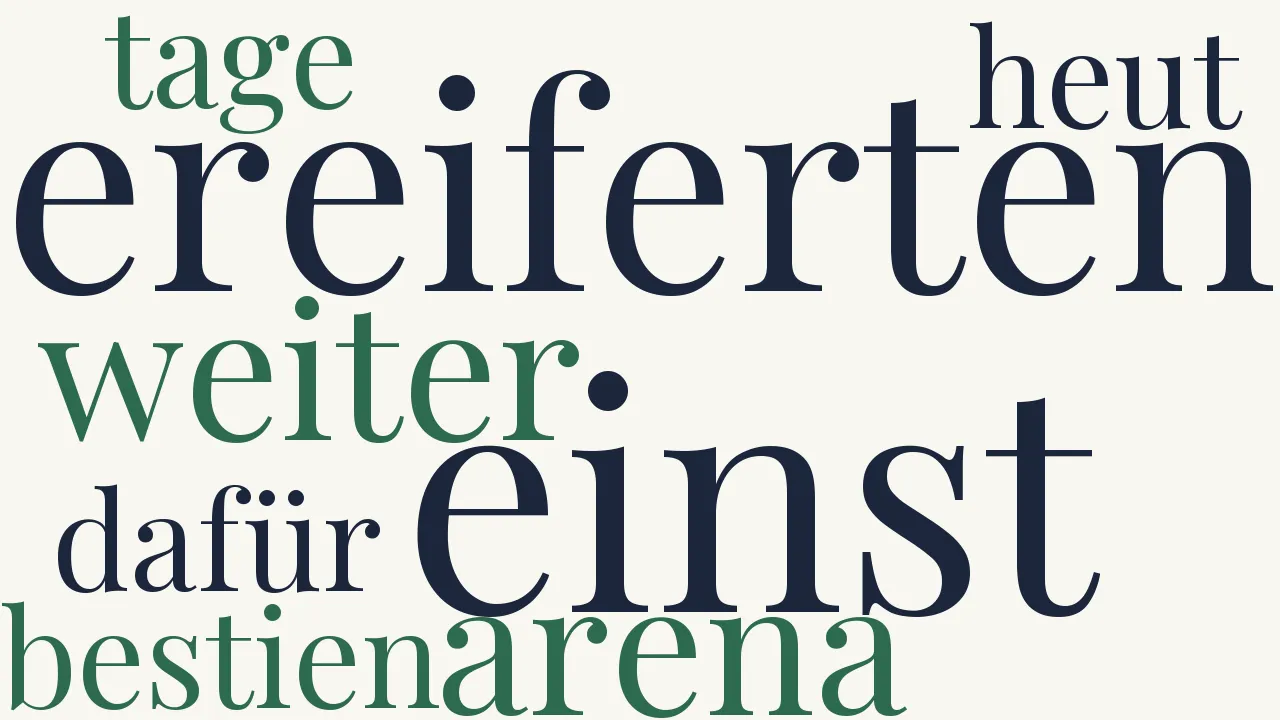 Wortwolke zu Colosseum