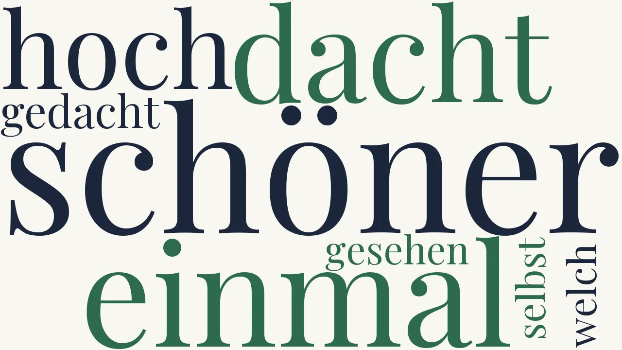 Wortwolke zu Getäuschte Erwartung