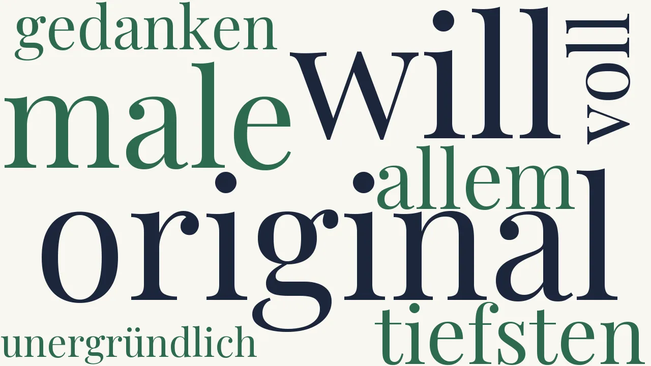 Wortwolke zu Historienmaler - Englischer