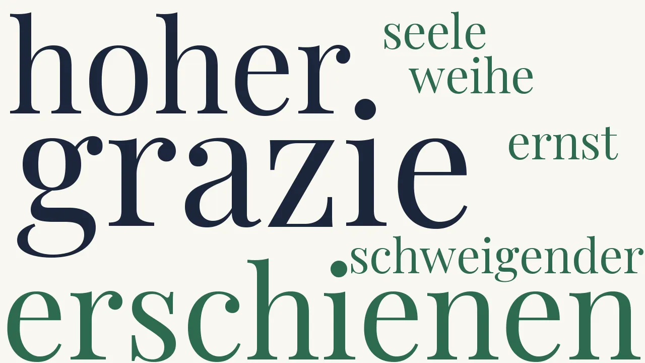 Wortwolke zu Thorwaldsen (2)