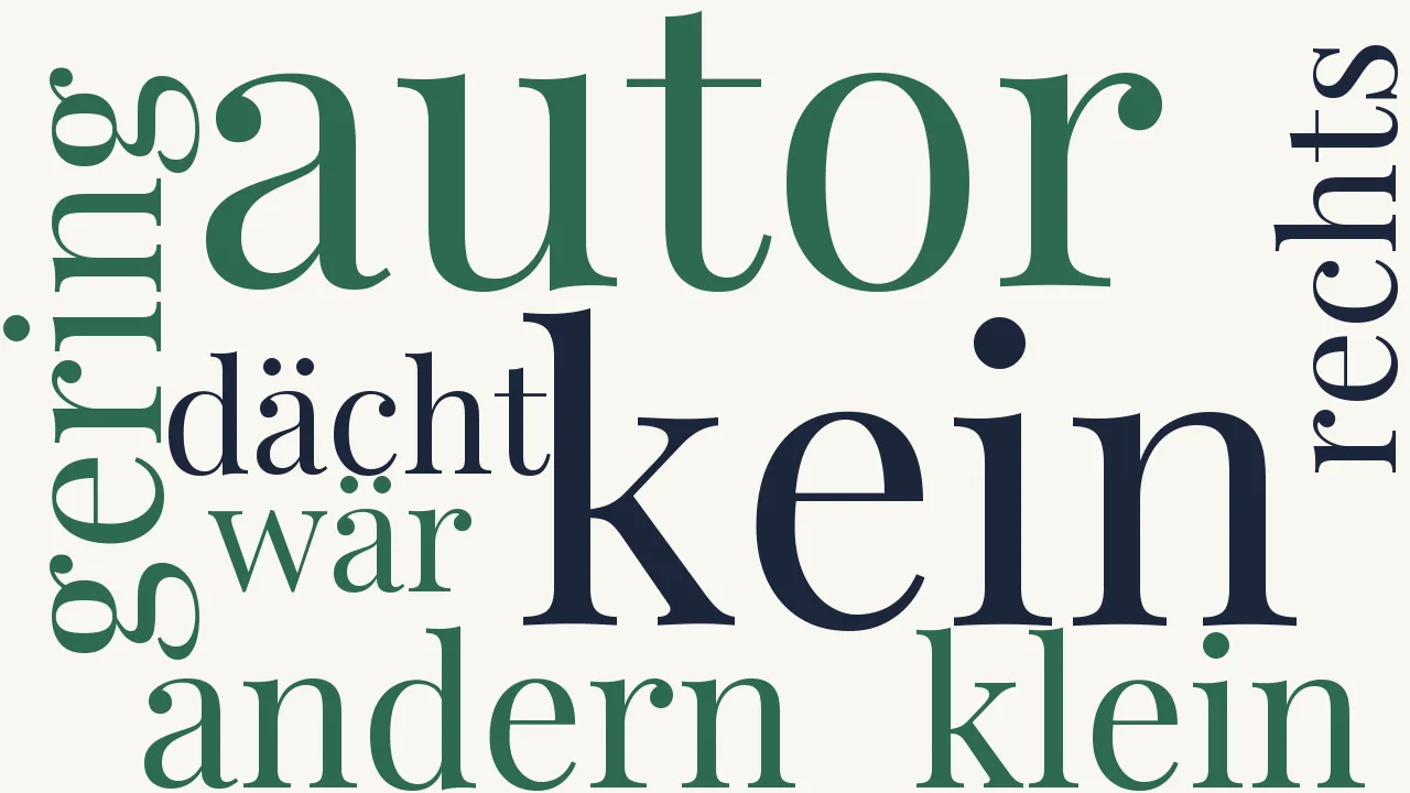 Wortwolke zu Schriftsteller