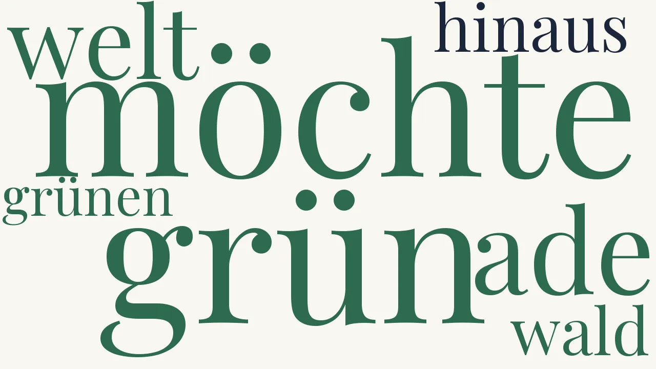 Wortwolke zu Die böse Farbe