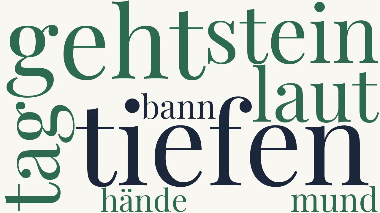 Wortwolke zu Pargoletta