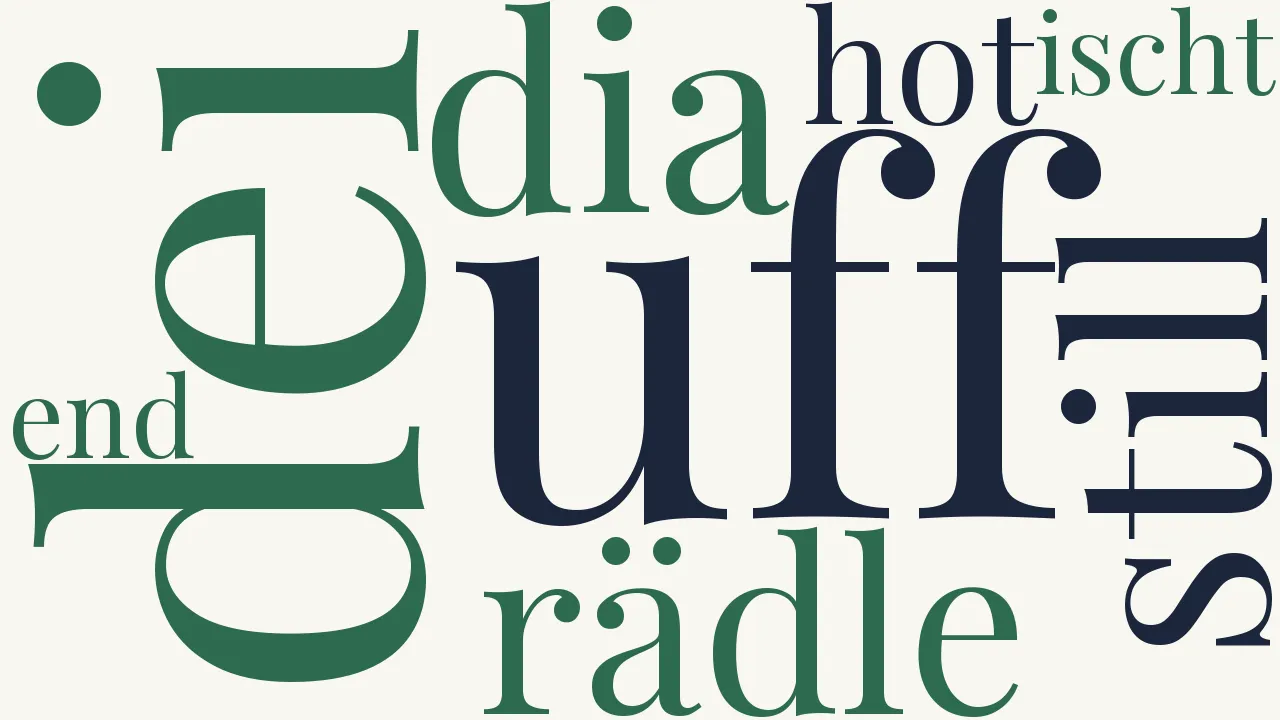 Wortwolke zu D Zeit