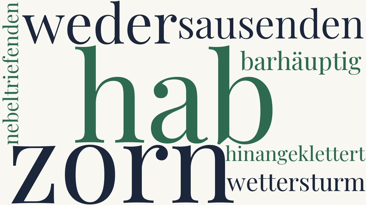 Wortwolke zu Umsonst