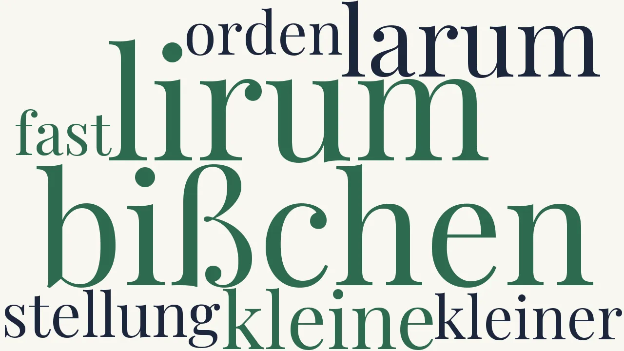 Wortwolke zu Summa Summarum!