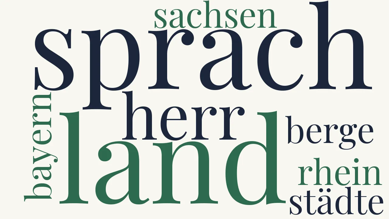 Wortwolke zu Der reichste Fürst