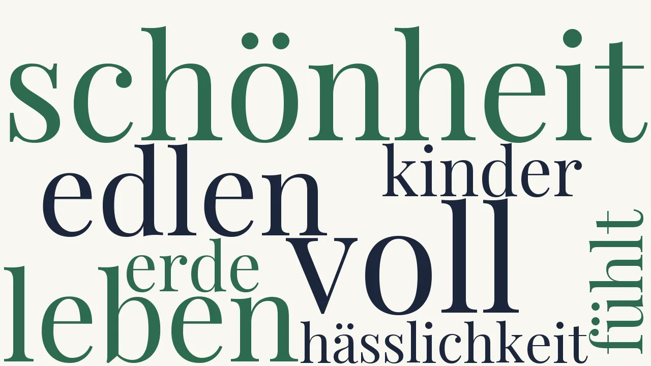 Wortwolke zu Den Entschwundenen