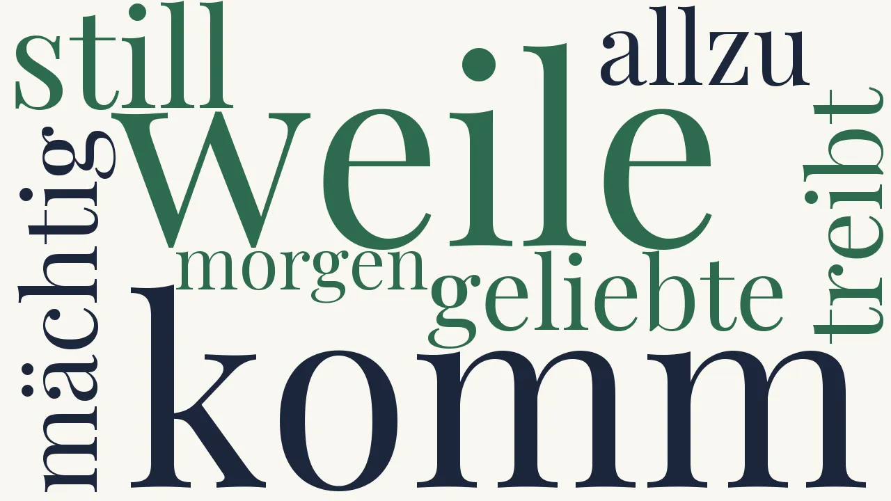 Wortwolke zu Qual