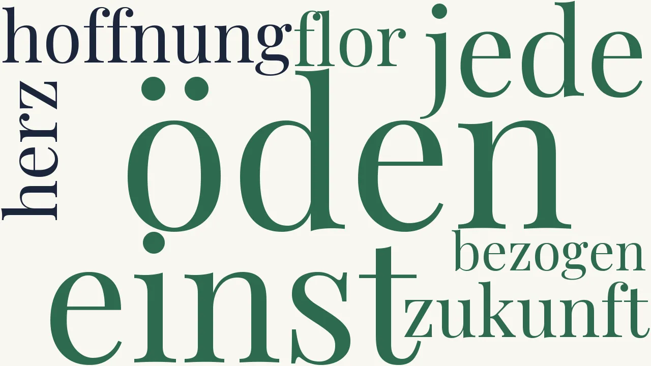 Wortwolke zu Im Herbst