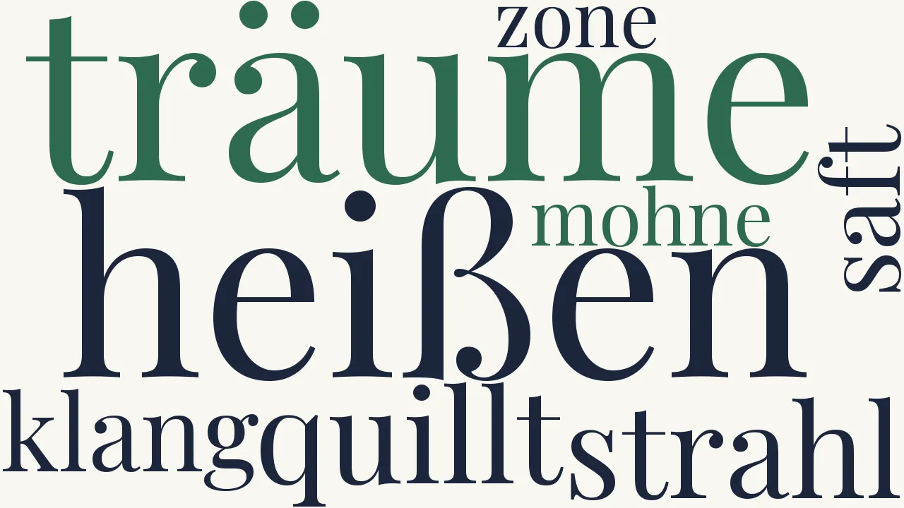 Wortwolke zu Tinctura Thebaica