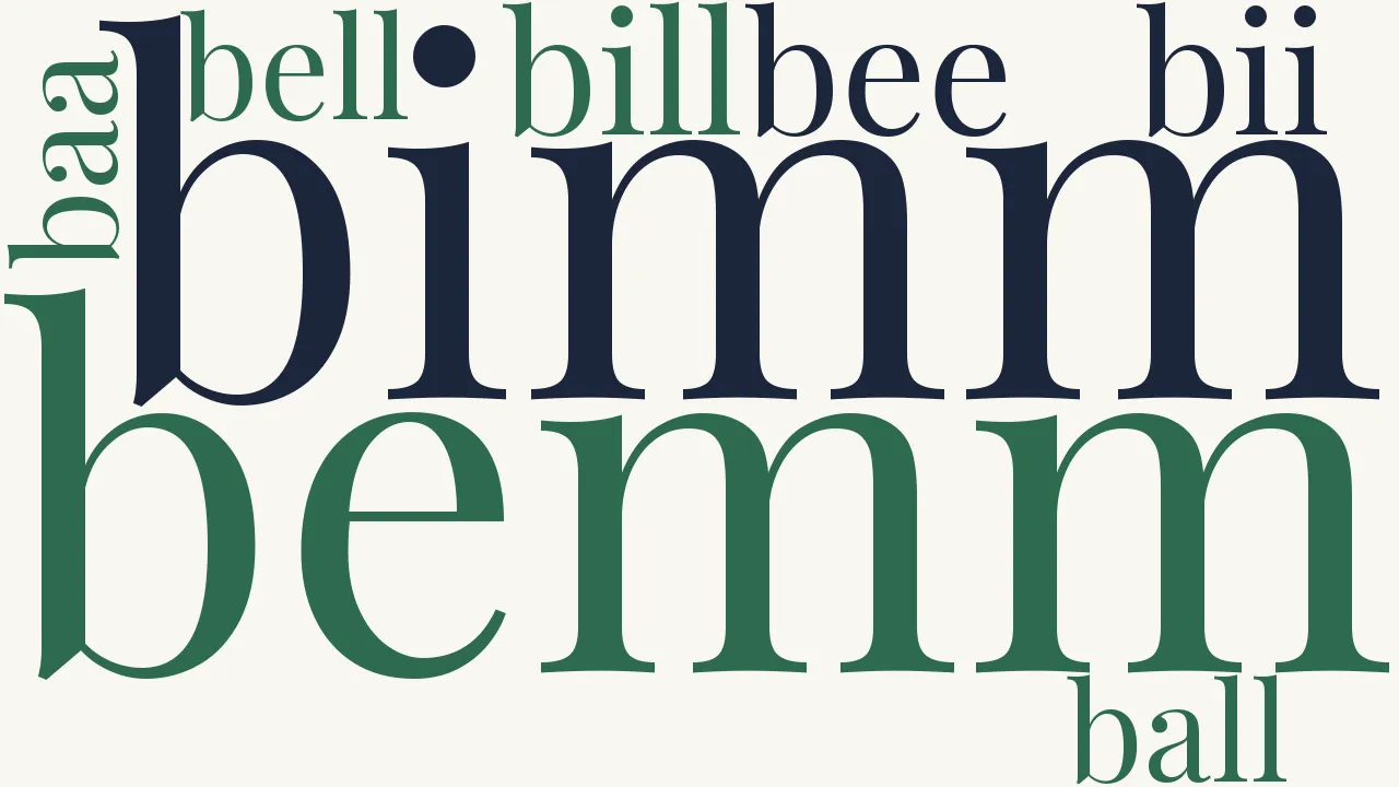 Wortwolke zu bii bill
