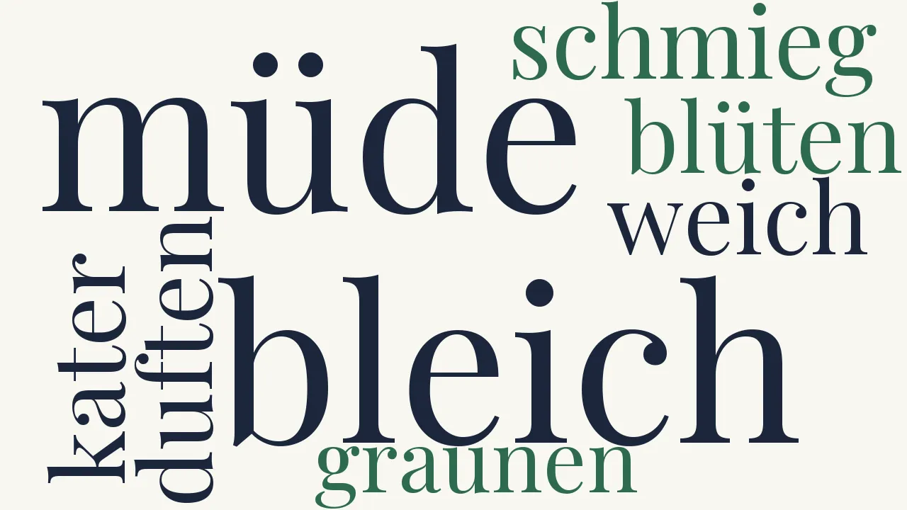 Wortwolke zu Mondschein