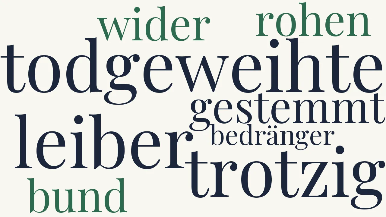 Wortwolke zu Den Toten der Revolution