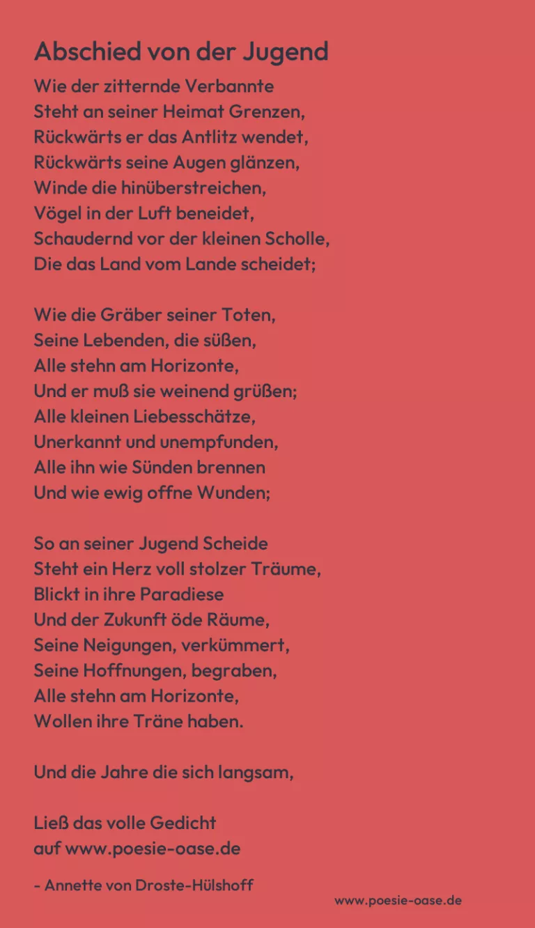 Abschied von der Jugend