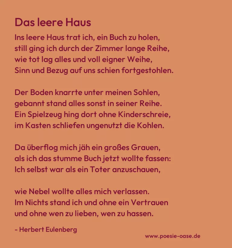 Das leere Haus