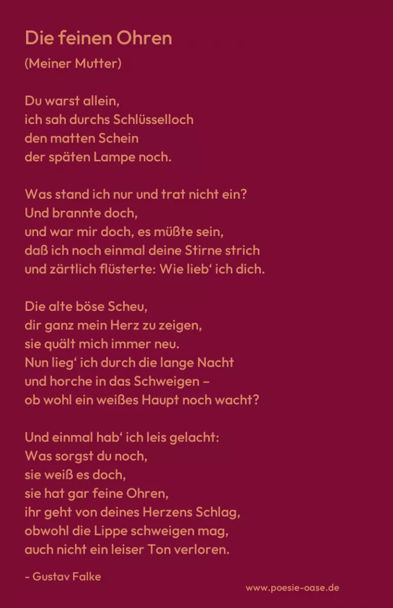 Die feinen Ohren