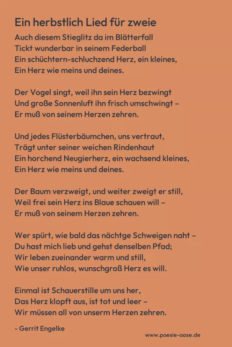 Ein herbstlich Lied für zweie