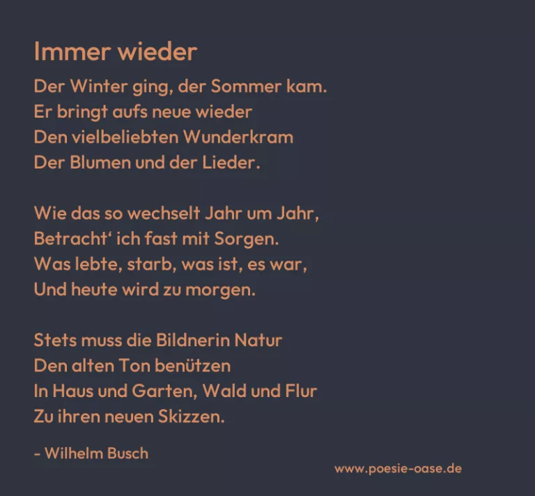 Immer wieder