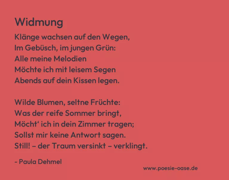 Widmung